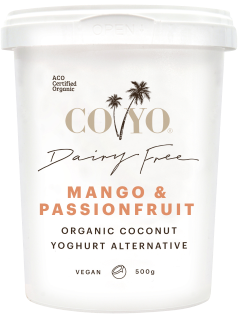 COYO Mango and Passionfrui Coconut Yoghurt 